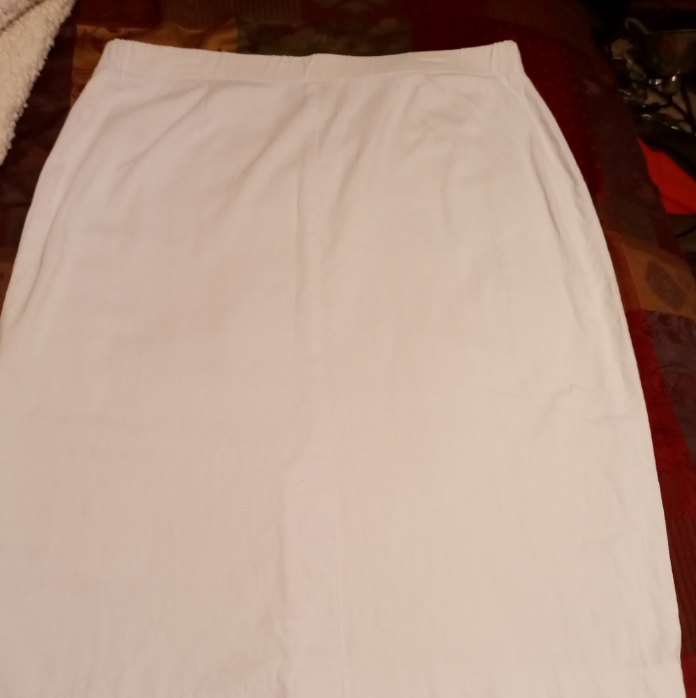 White skirt
